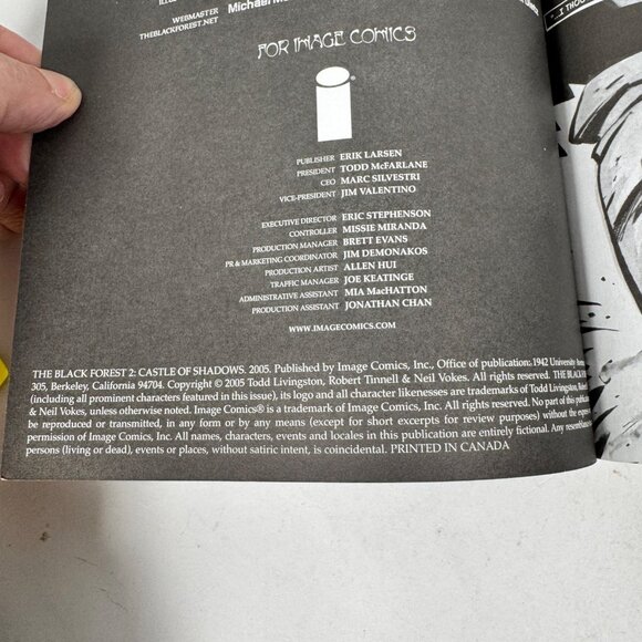 The Black Forest 2 Castle of Shadows Graphic Novel 2005 Trade Paperback - Picture 4 of 7